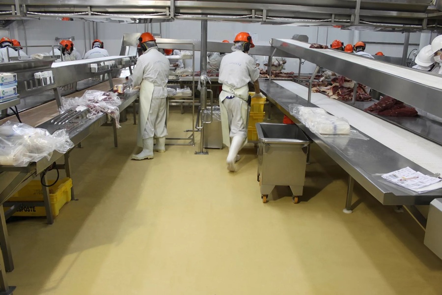 12 food processing plant epoxy flooring