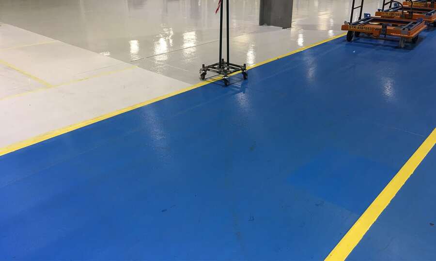 4 industrial epoxy flooring installation