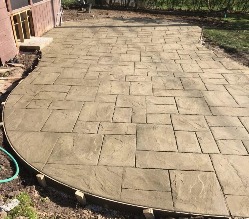 stamped concrete