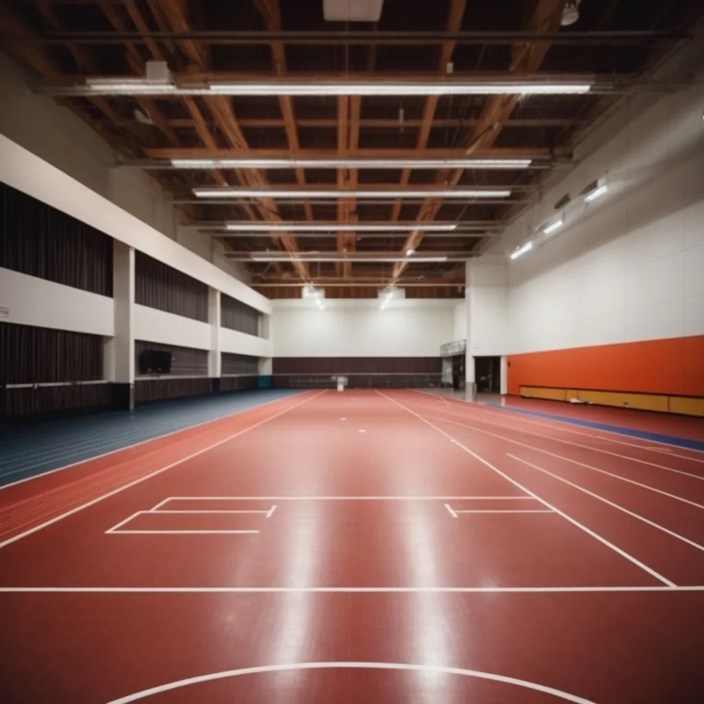 16 sport facility rubberized epoxy flooring