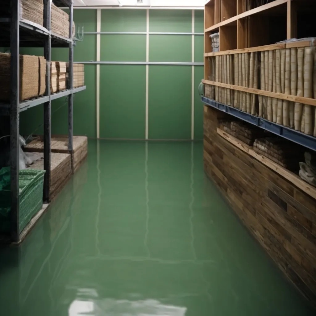 5 full broadcast basement epoxy flooring