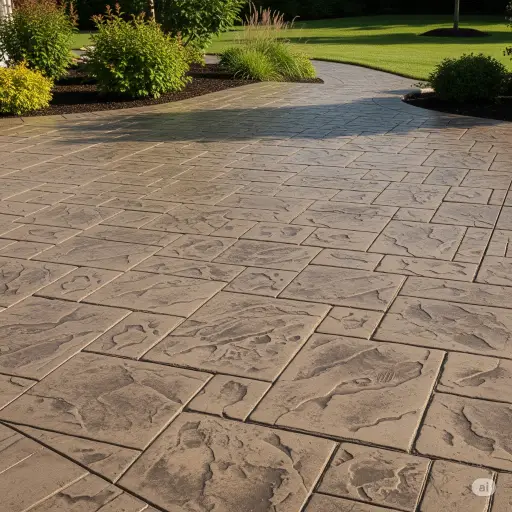 Natural Stone Stamped Concrete